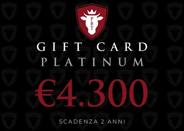 GIFT CARD PBT - PLATINUM